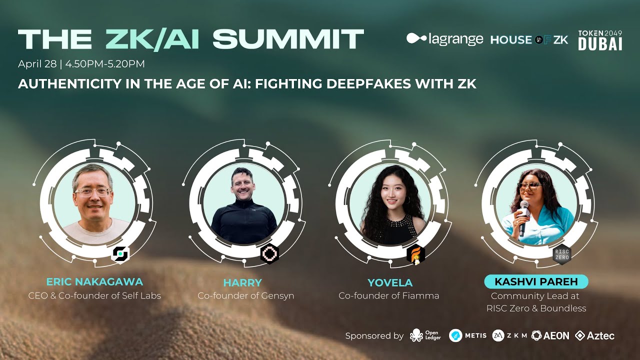 Panel 6: Authenticity in the Age of AI - Fighting Deepfakes with ZK