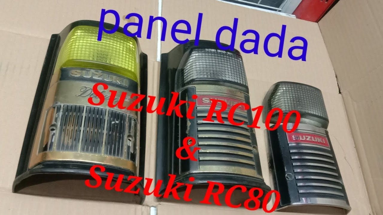 panel dada Suzuki rc80 vs Suzuki rc100