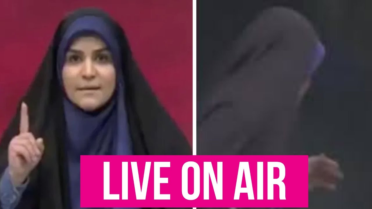 PANIC on Live TV: Anchor RUNS for Her Life During LIVE Broadcast!