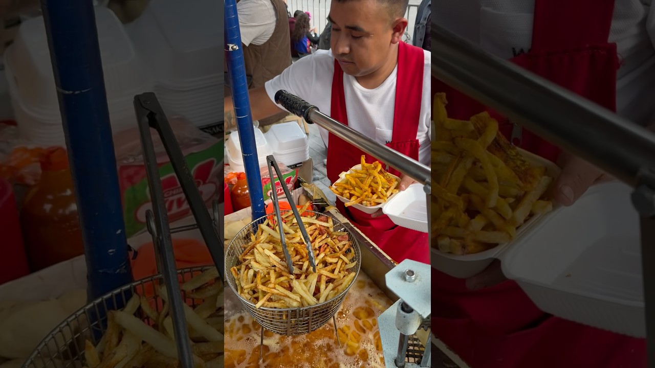 Papas fritas y salchipulpos para botana en CDMX #papas #botanas #foodie #viral #parati
