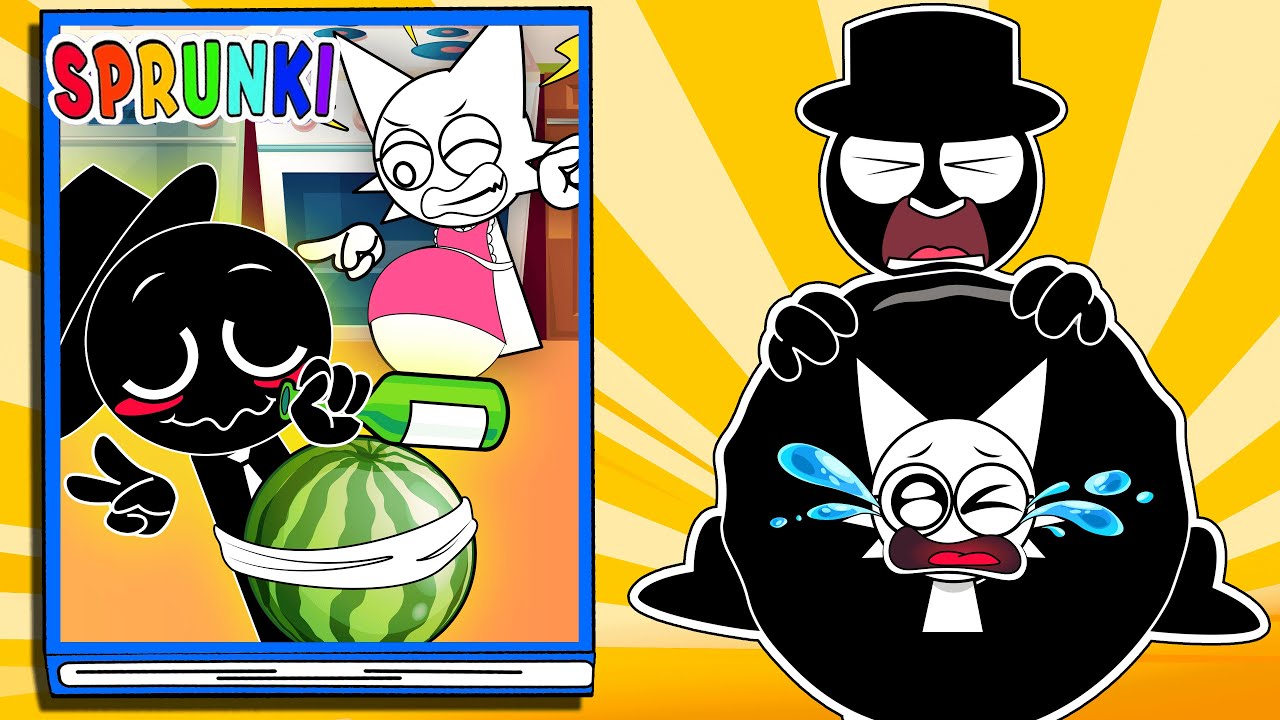 [Paper DIY] Making INCREDIBOX SPRUNKI Game Book 📚 (➕ Black Pregnant Squishy Surgery) ASMR