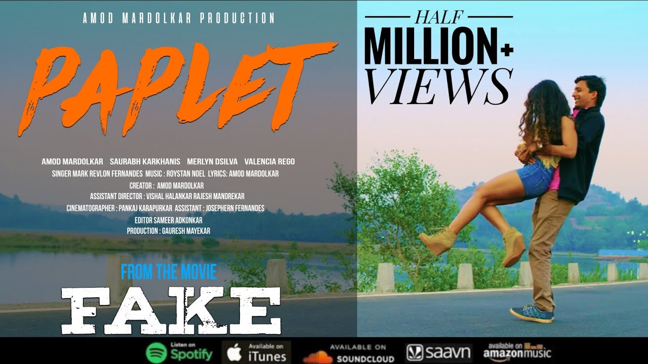 PAPLET | Konkani Love Song | Fake Movie | Official Video [HD]