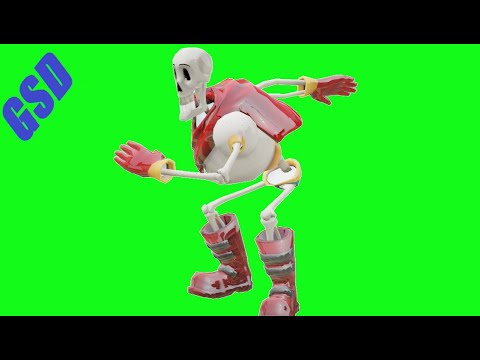 Papyrus Undertale Green Screens