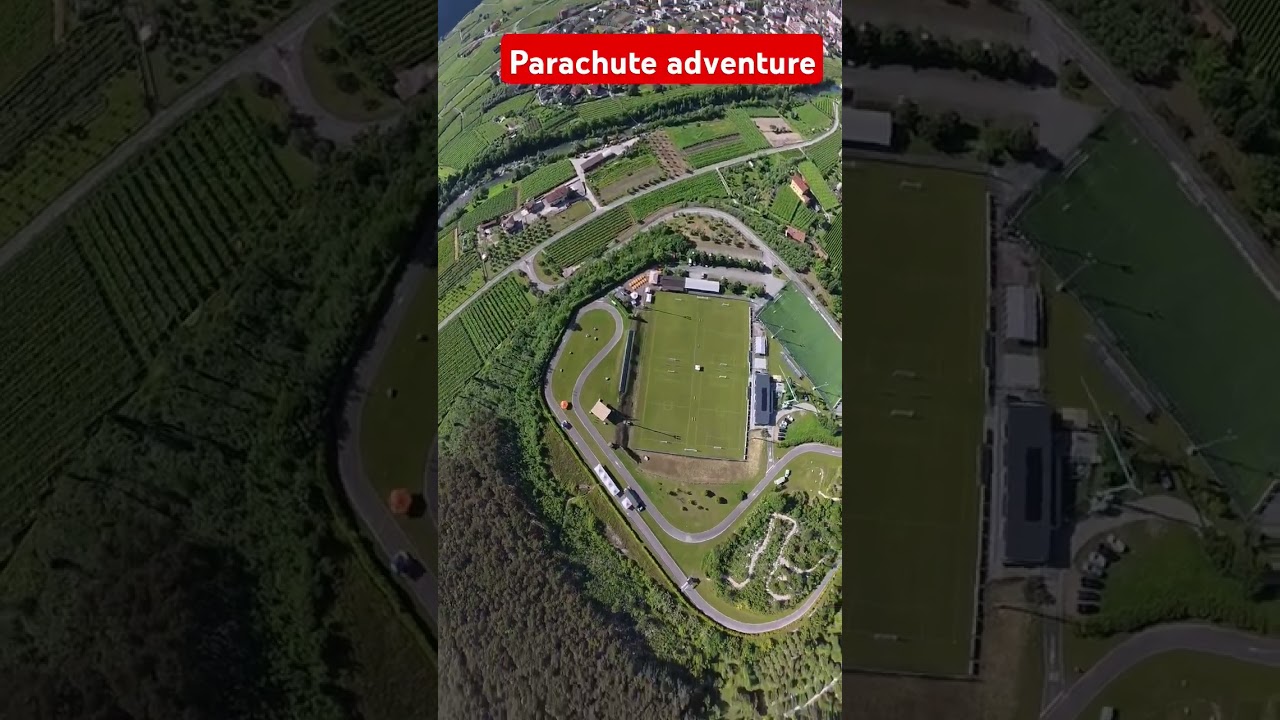parachute landing