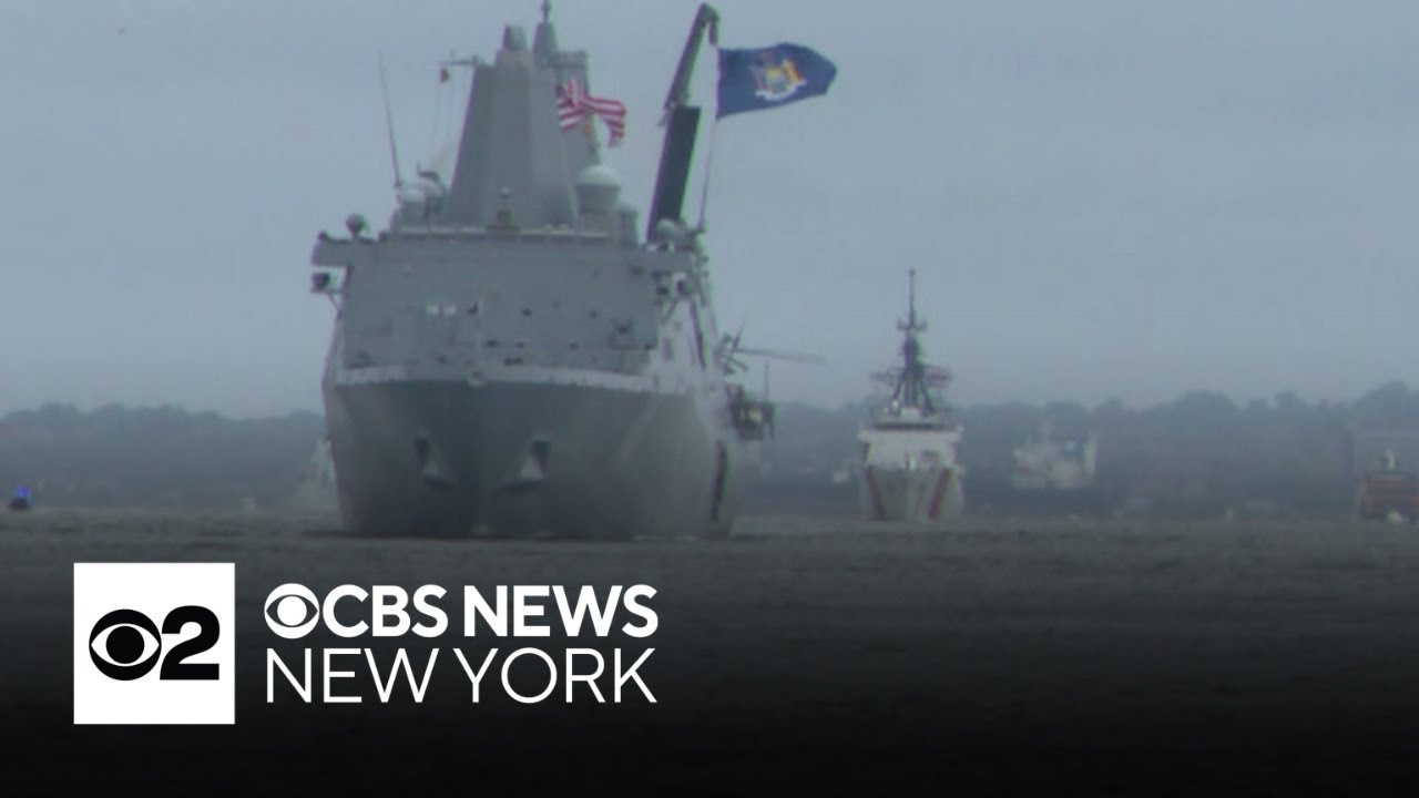 Parade of Ships arrives in NYC to kick off Fleet Week 2025