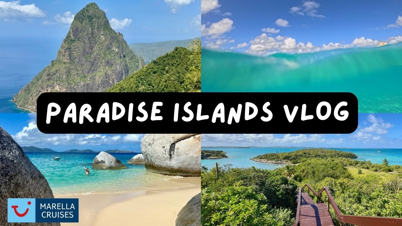 PARADISE ISLANDS VLOG | CARIBBEAN CRUISE | TORTOLA, BVI | ST KITTS | ST LUCIA | ANTIGUA | ST MAARTEN