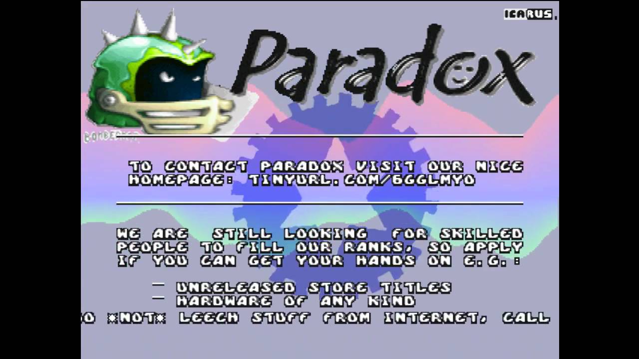 PARADOX PSX Cracktro [ Breath of Fire IV ]