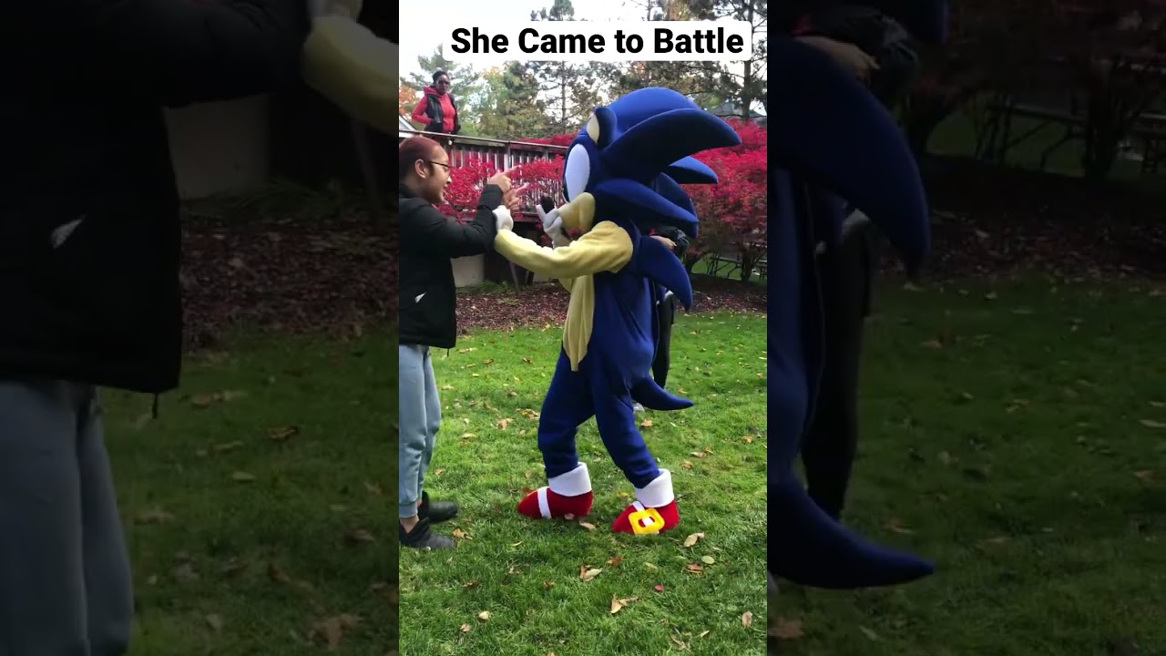 Parent battles Sonic