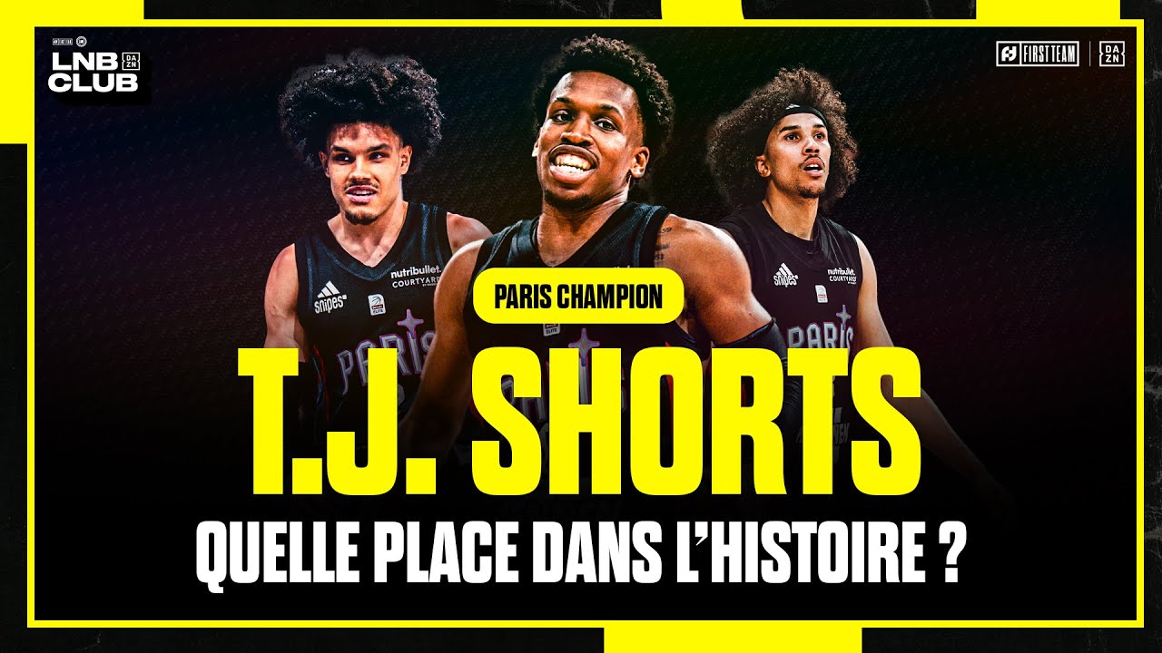 PARIS BASKETBALL CHAMPION, TJ SHORTS MVP AGAIN! LNB DAZN CLUB 10 with @daznfrance