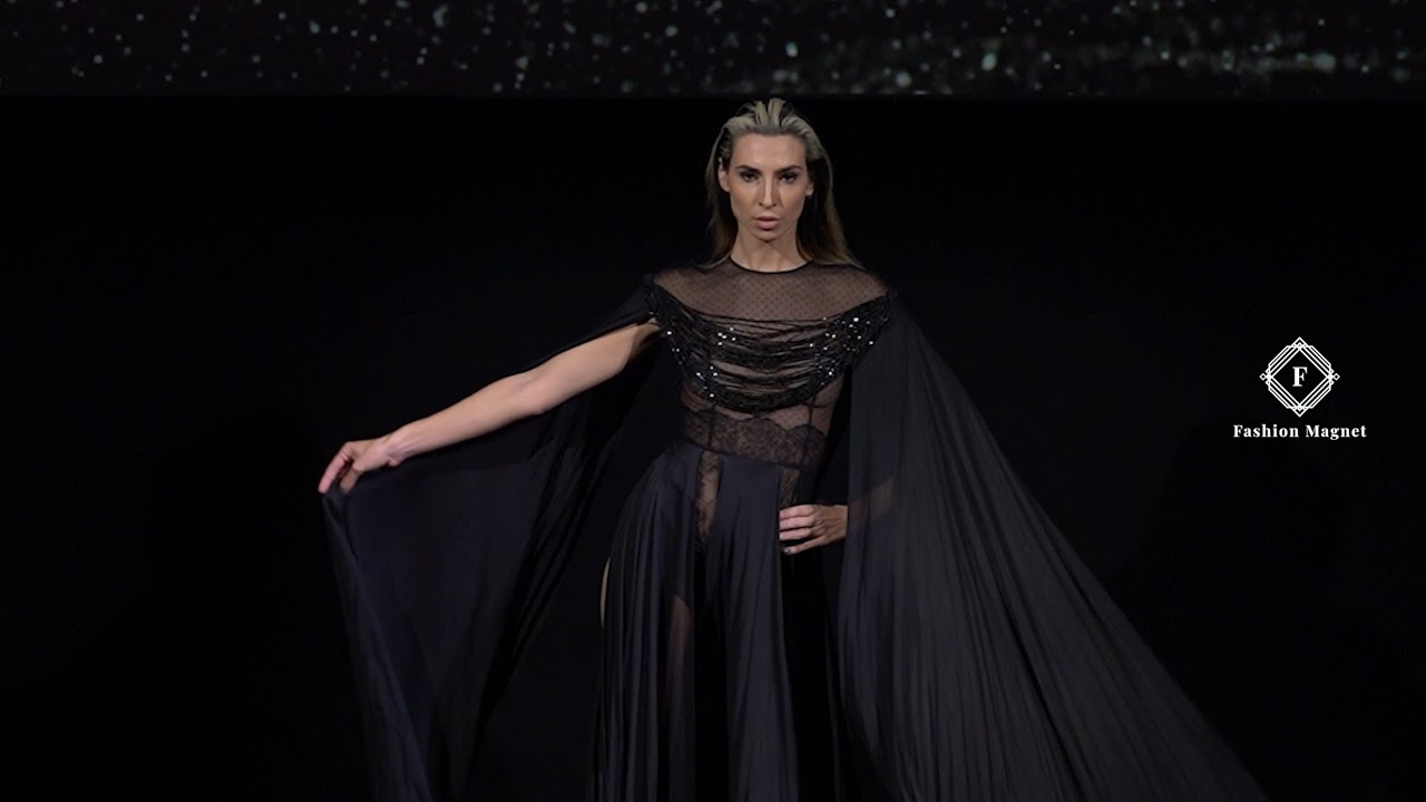 Paris Fashion Week Model catwalk in slow motion part 1