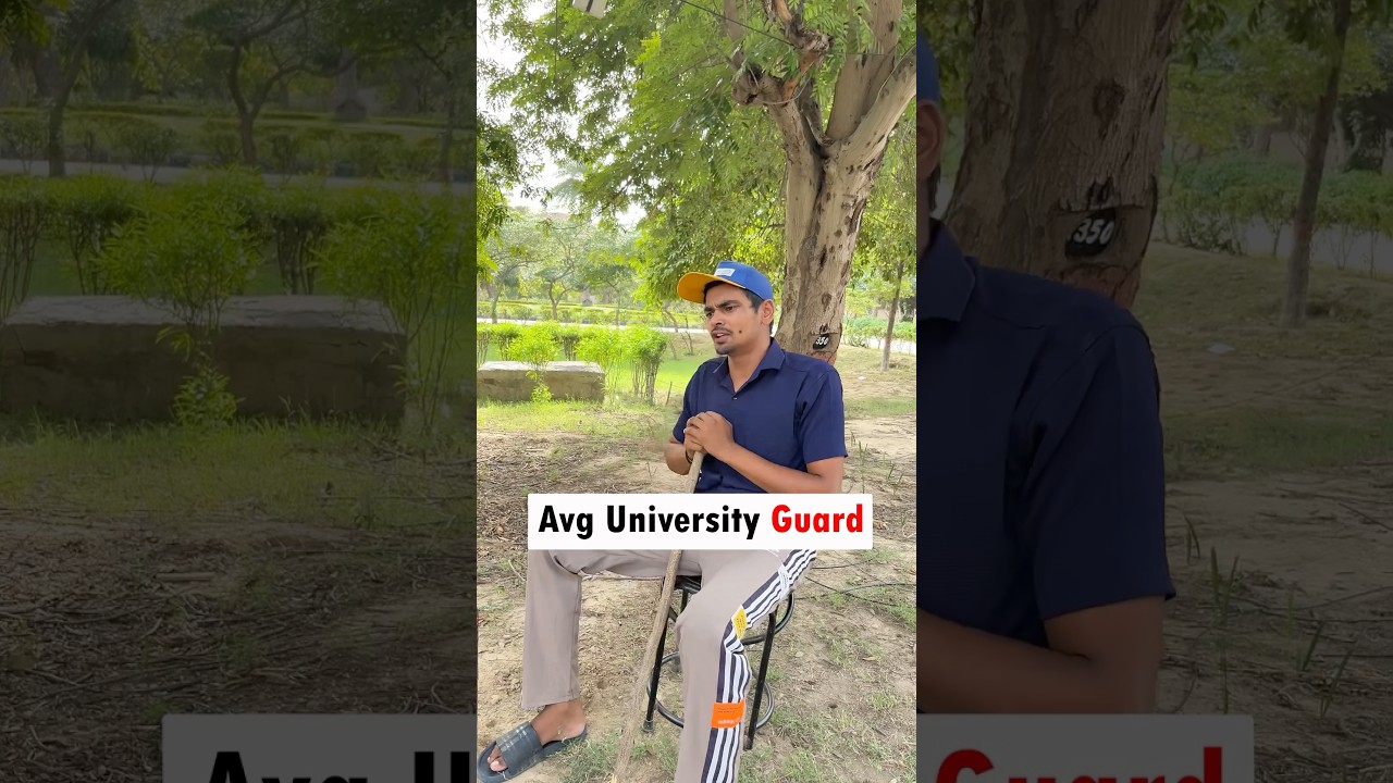 Park mm kiss chal rhii thii😅#shorts #securityguard #couples #funny #hostel #kiss #comedy#university