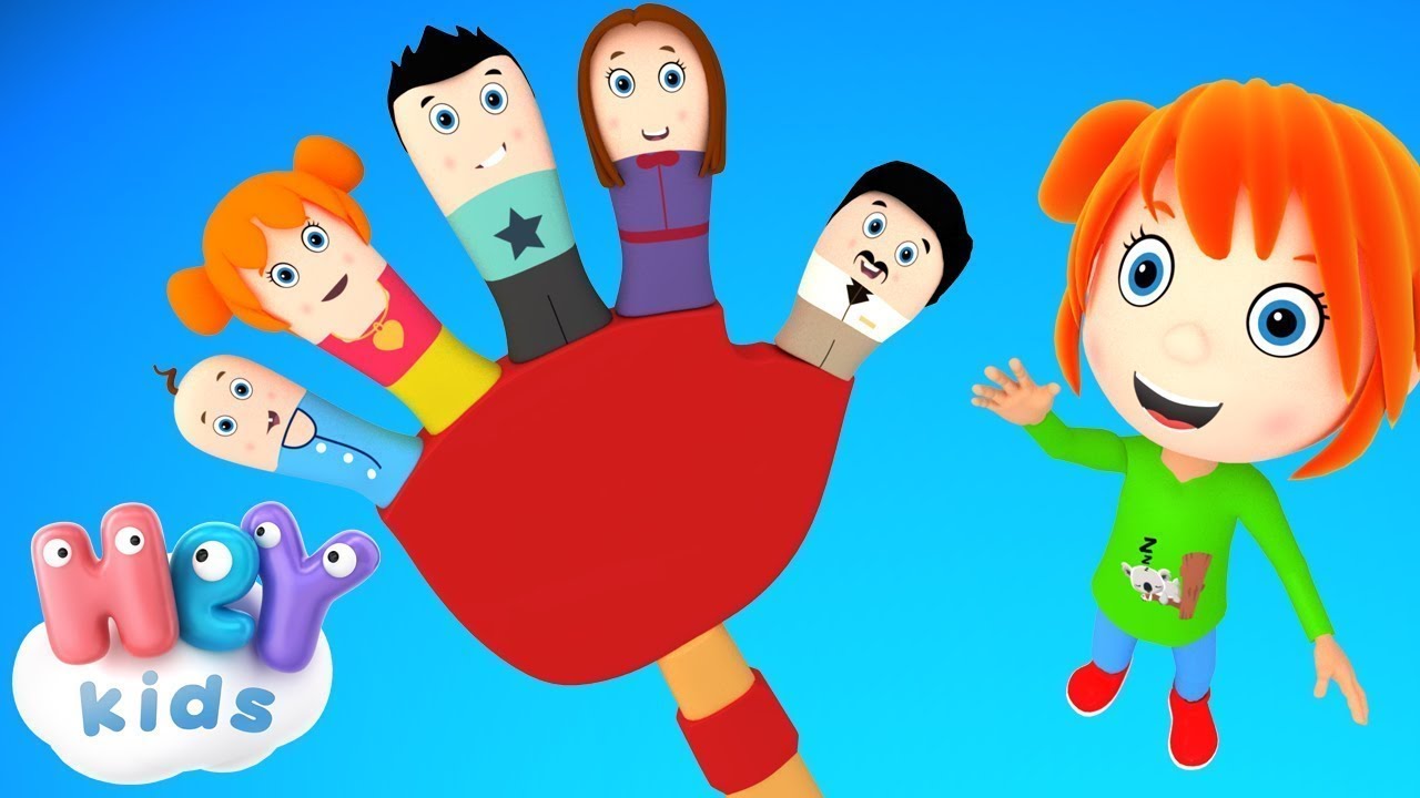 Parmak Ailesi Şarkısı 🖐 Baba Parmak - Çocuk Şarkıları 2025 | HeyKids