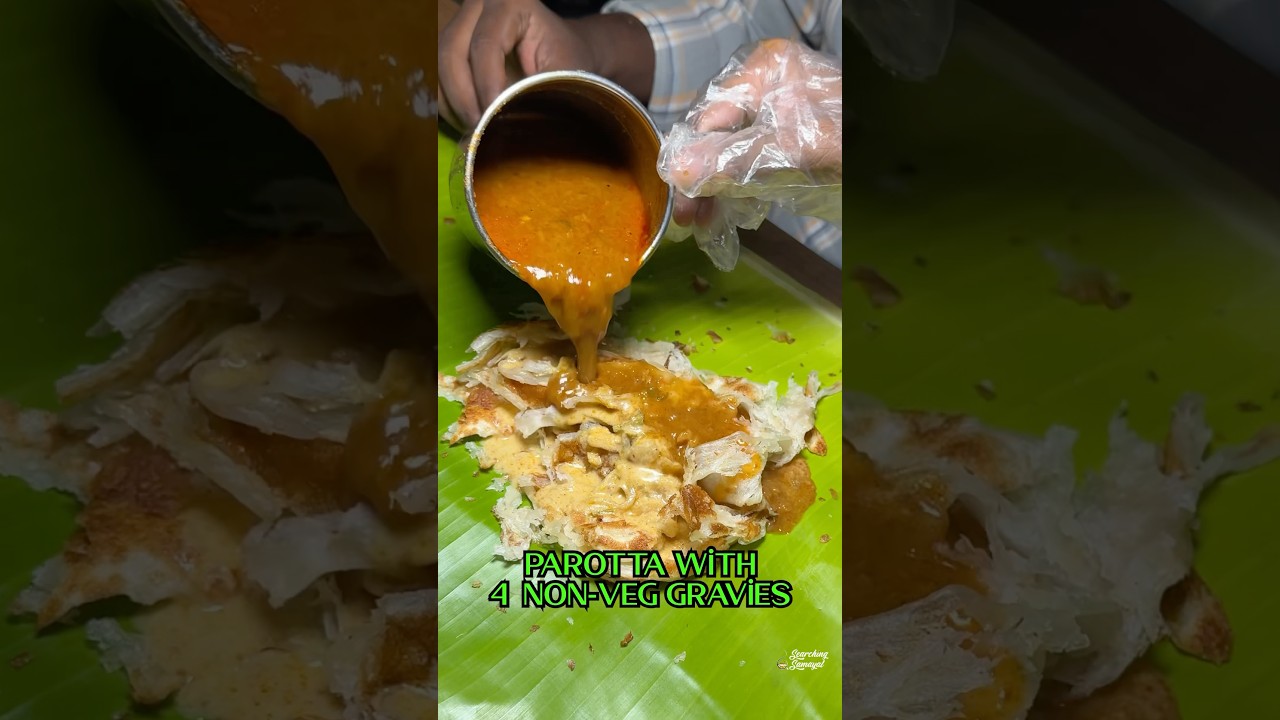 Parotta Sappada Polama😍⁉️ Tirunelveli Parotta Kadai Annanagar👏🔥 #chennai #shorts