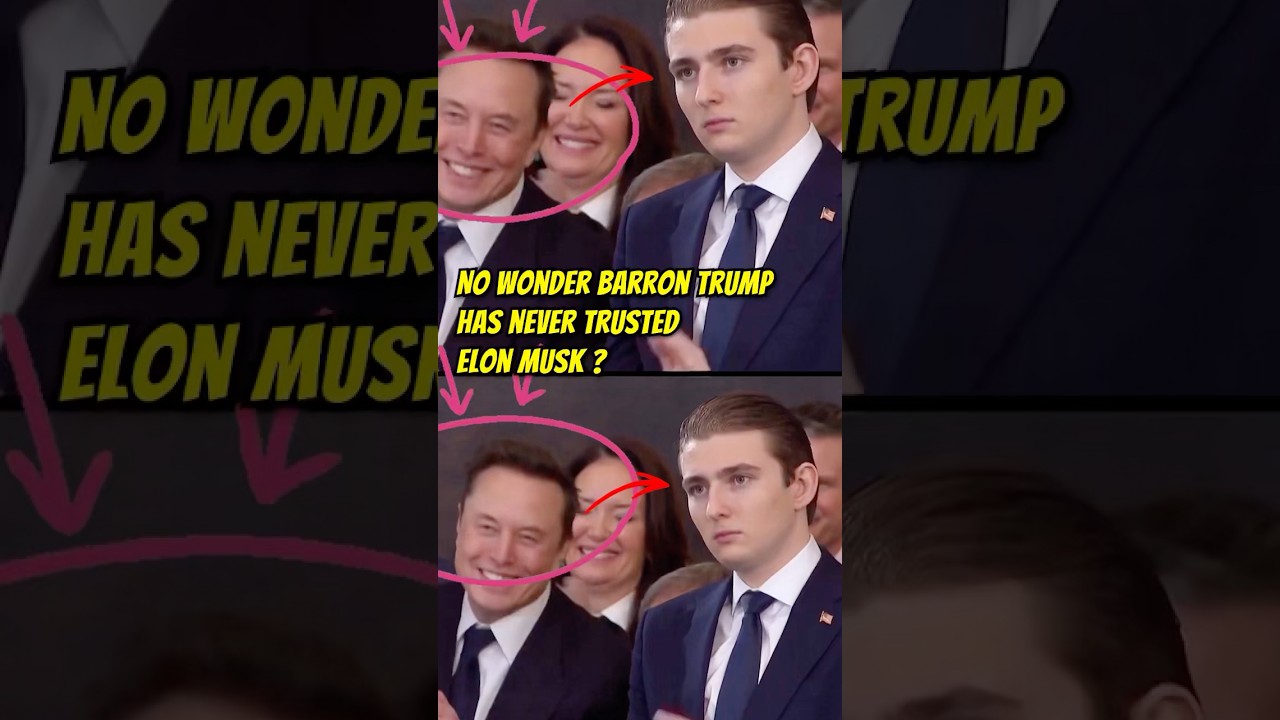 Part 1. No wonder Barron Trump has never trusted Elon Musk?#barron #elonmusk #trump #viral #shorts