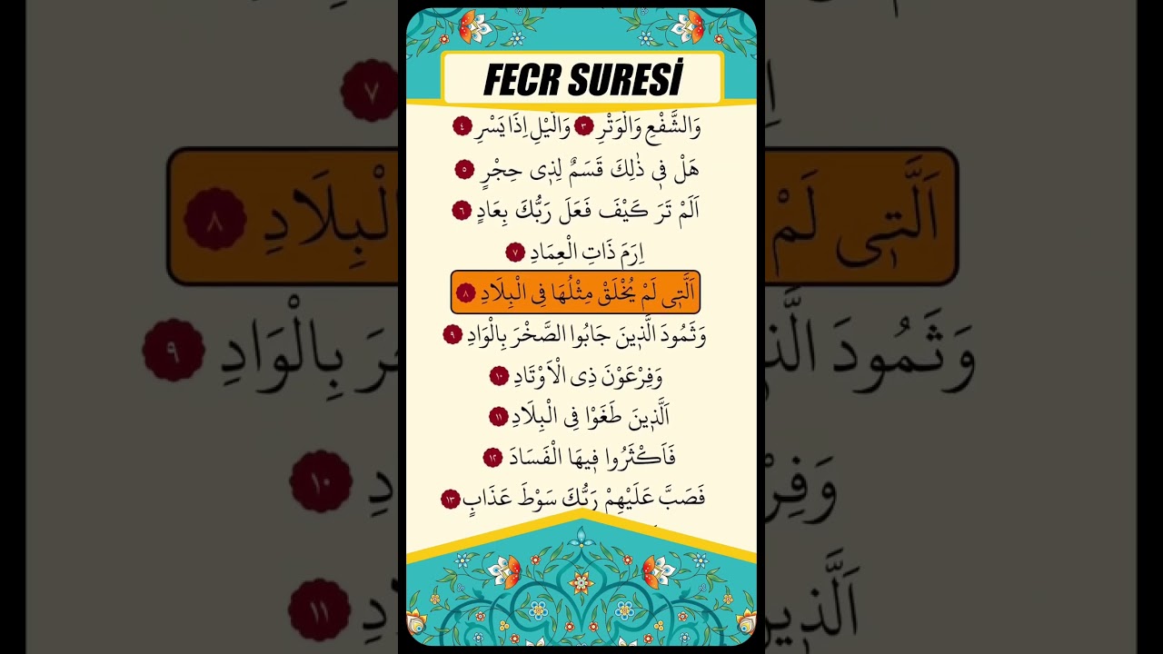 part 1 Suresi Rahman ve Rahim olan Allahin adiyla o