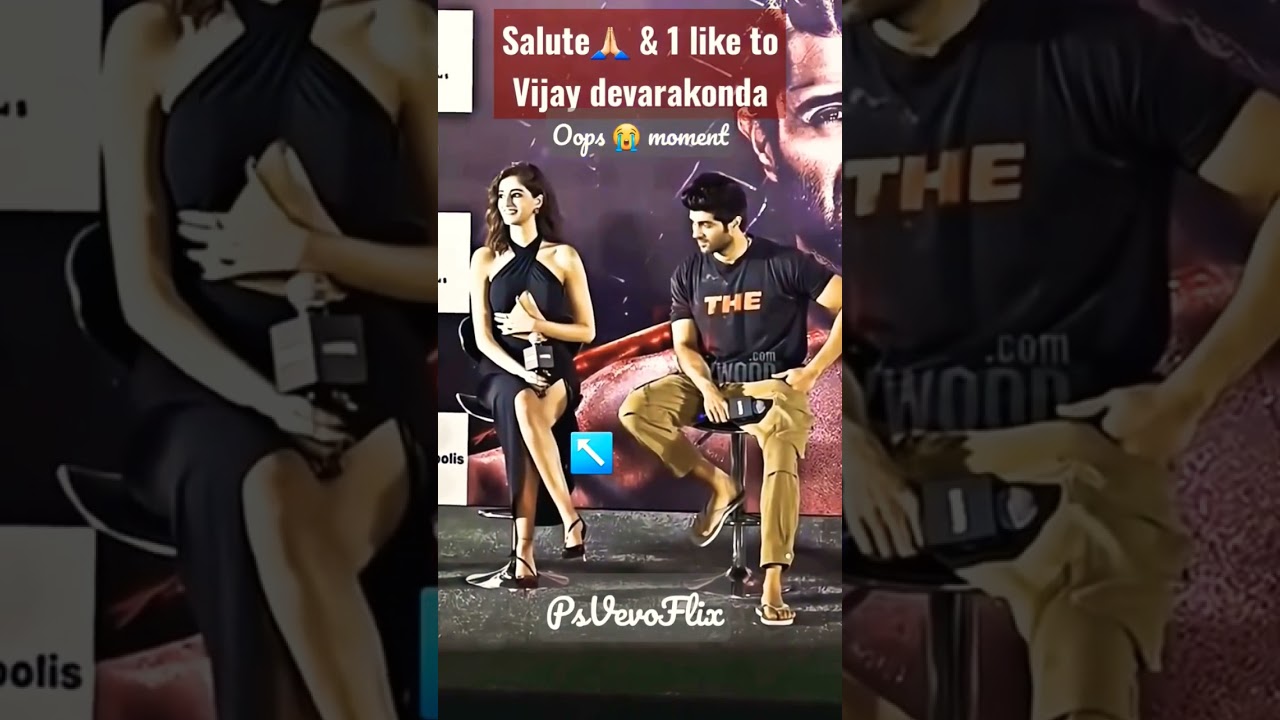 Part-2 Full oops Moment of Ananya Pandey || liger 2022 #psvevoflix #shorts