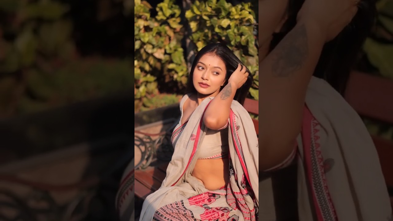 Parthana Paul: Bengali Beauty in saree #fb #youtube #dance #influencer #saree #reels #shorts #india