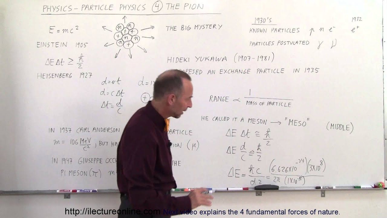 Particle Physics (4 of 41) The Pion: What Is It?