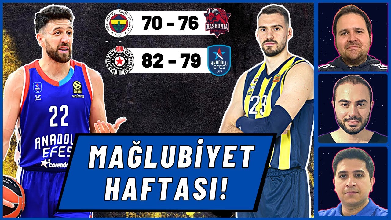 PARTIZAN - ANADOLU EFES | FENERBAHÇE BEKO - BASKONIA | Maç Sonu Yorumu | EuroLeague | Basketbol