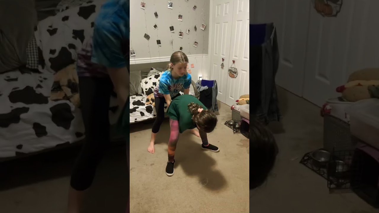 Partner acro tricks