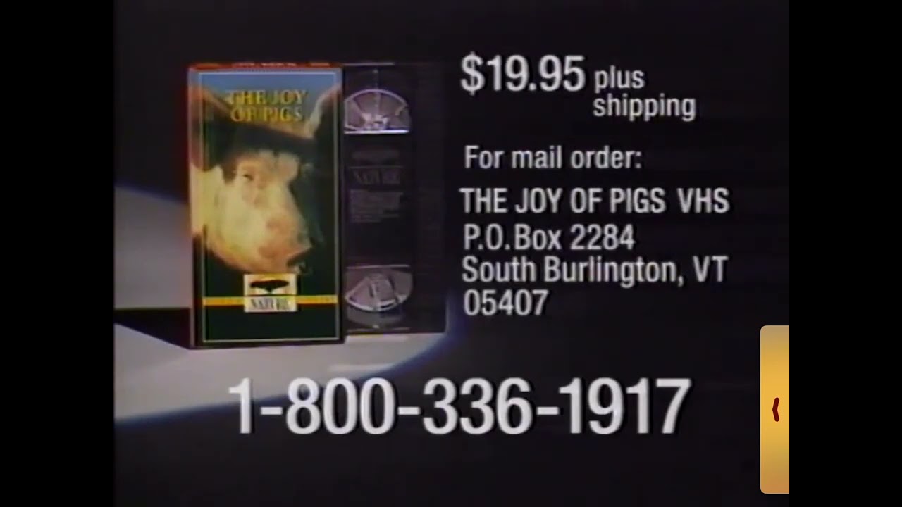 Partridge films Ltd/wnet New York/ the joy of pigs vhs promo/pbs (1996)