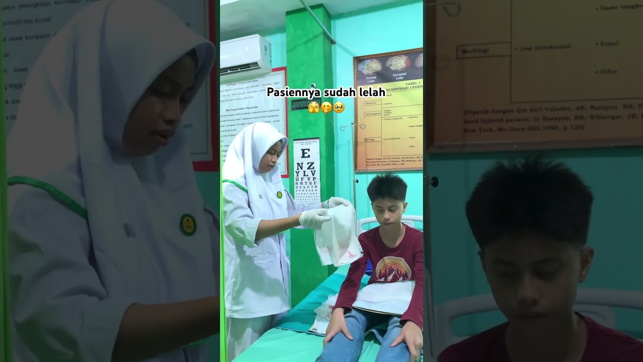 Pasiennya sudah lelah guys 🤭🥹 #shortvideo #sekolah #praktek #fyp