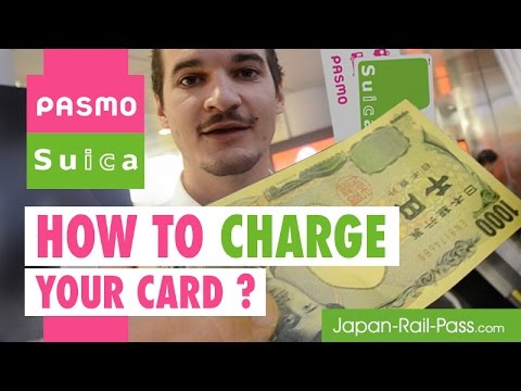 PASMO / SUICA CARDS - How to charge ?