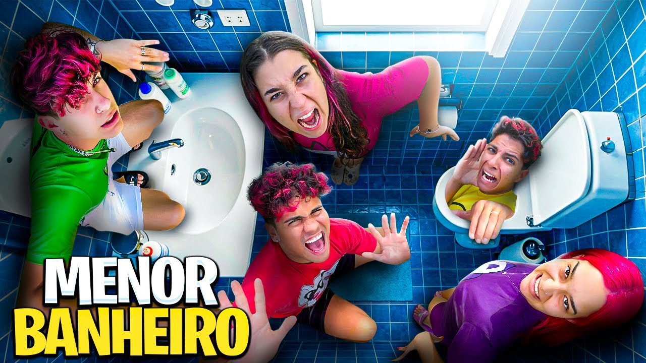 PASSAMOS 24 HORAS NO MENOR BANHEIRO DO MUNDO *Dos Rosa
