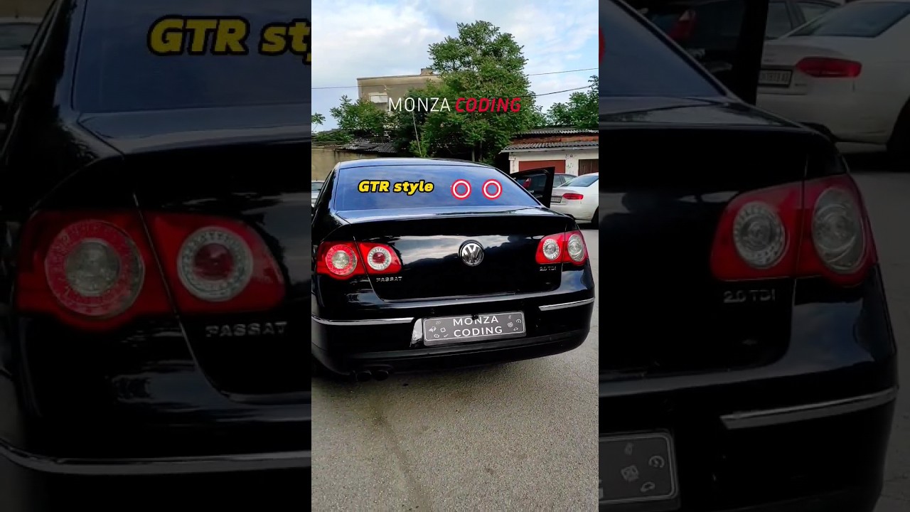 🚀Passat B6 - GTR style ⭕⭕ | Monzacoding 👨‍💻🏁 #shorts #vw #passat #fyp