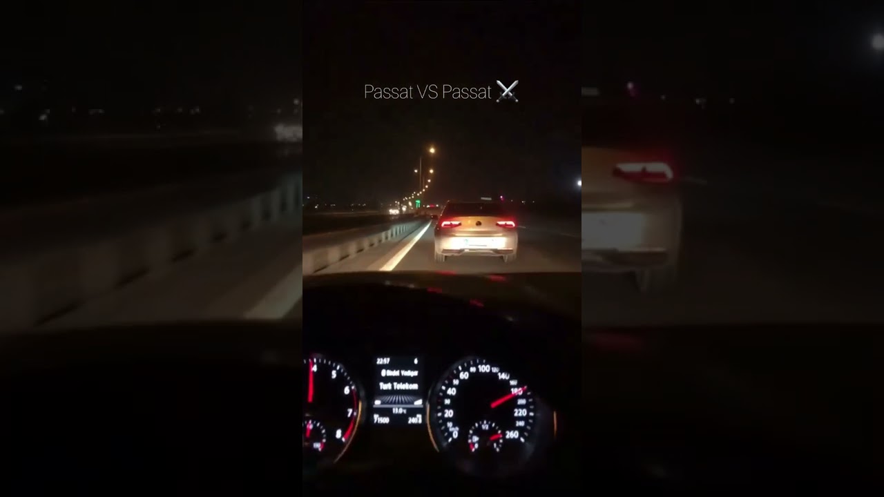 Passat snap 200 km hız otoyol