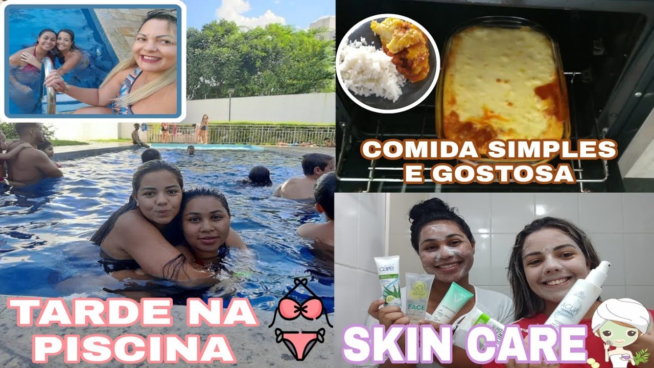 PASSEI O DIA COM A MINHA AMIGA | TARDE NA PISCINA | SKIN CARE e muito mais. | Vitoria Nascimento