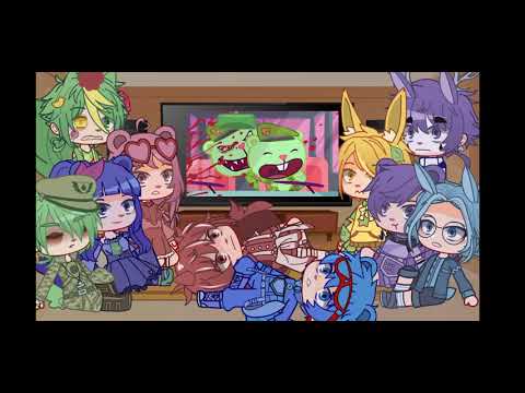 Past HTF react to future 2/? (Flippy) | MY AU | TW BLOOD | (old)