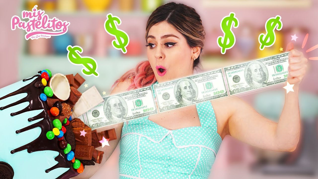 PASTEL CON DINERO SORPRESA | MIS PASTELITOS