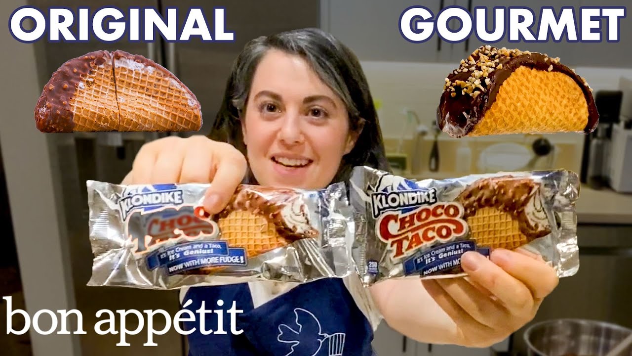 Pastry Chef Attempts to Make Gourmet Choco Tacos Part 2 | Gourmet Makes | Bon Appétit