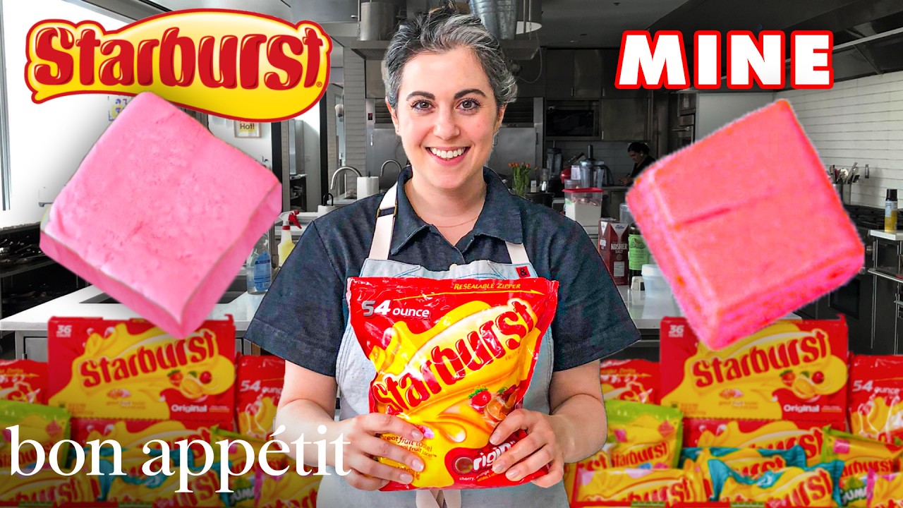 Pastry Chef Attempts to Make Gourmet Starburst | Gourmet Makes | Bon Appétit