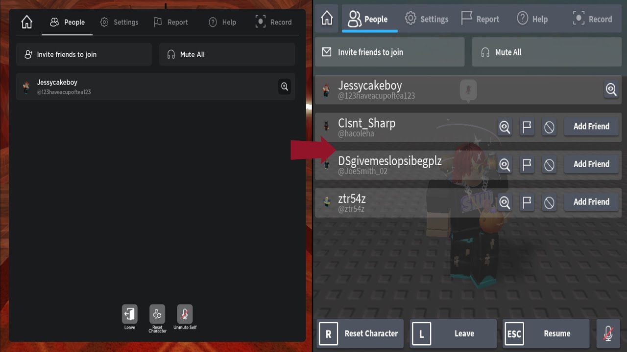 (PATCHED) How to restore the old roblox UI (in game menu)