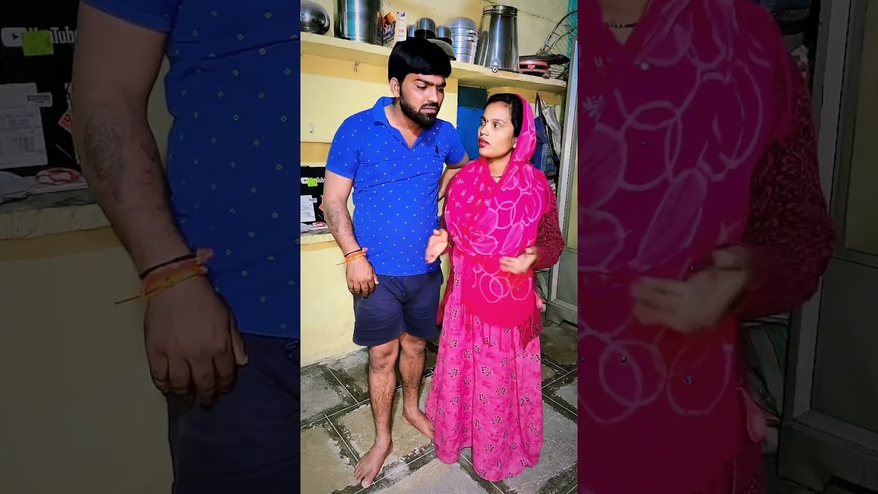Pati Ne Kamwali ko kiss kiya 🤣 #comedy #shorts