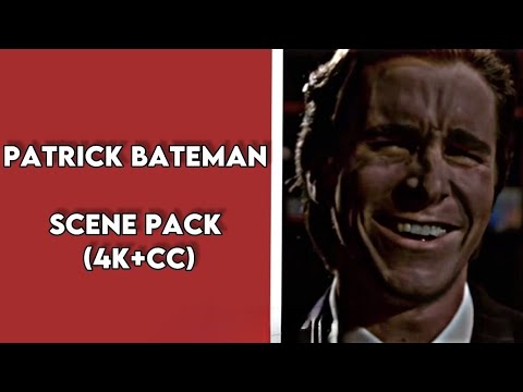 Patrick Bateman scene pack | (4K+CC)