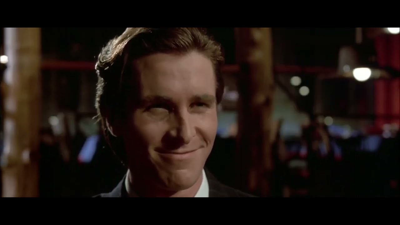 Patrick Bateman Sigma Meme Template