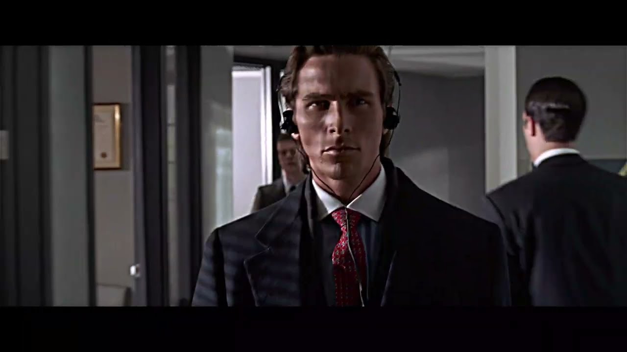 Patrick Bateman Walking Scene But It's Awkwardly Silent [4k 60fps]