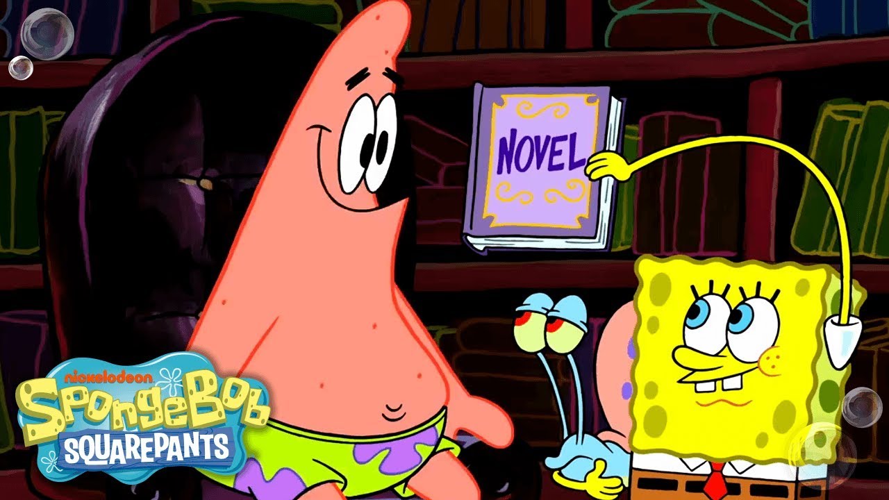Patrick Hits the Books 📚 New Episode Official Clip | SpongeBob