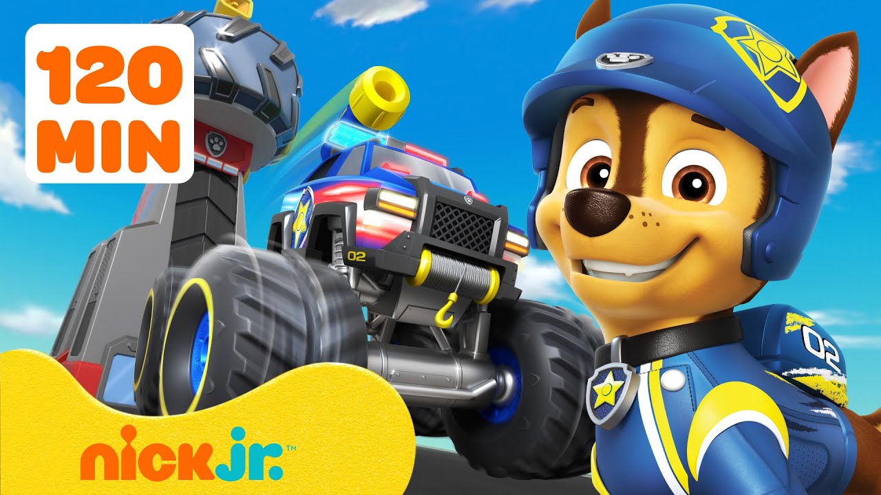 Patrulha Canina | Aventuras das Rodas de Resgate da Patrulha Canina! #7 com Chase 🚗  | Nick Jr.
