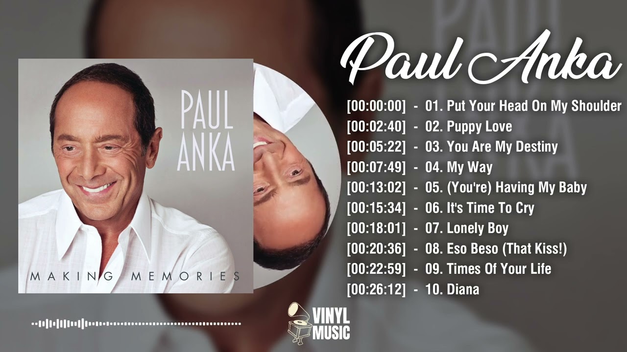 Paul Anka Songs Playlist 2024 - The Best Of Paul Anka - Greatest Hits Full Album Paul Anka