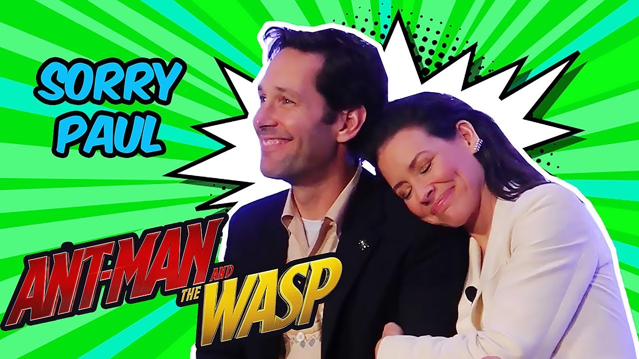 Paul Rudd & Evangeline Lilly Funny Moments (Ant-Man and the Wasp)