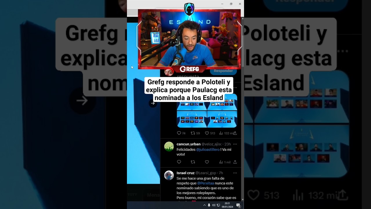 ¿Paulacg Streamer promesa? #grefg #thegrefg #esland #esland2024 #paulacg #poloteli