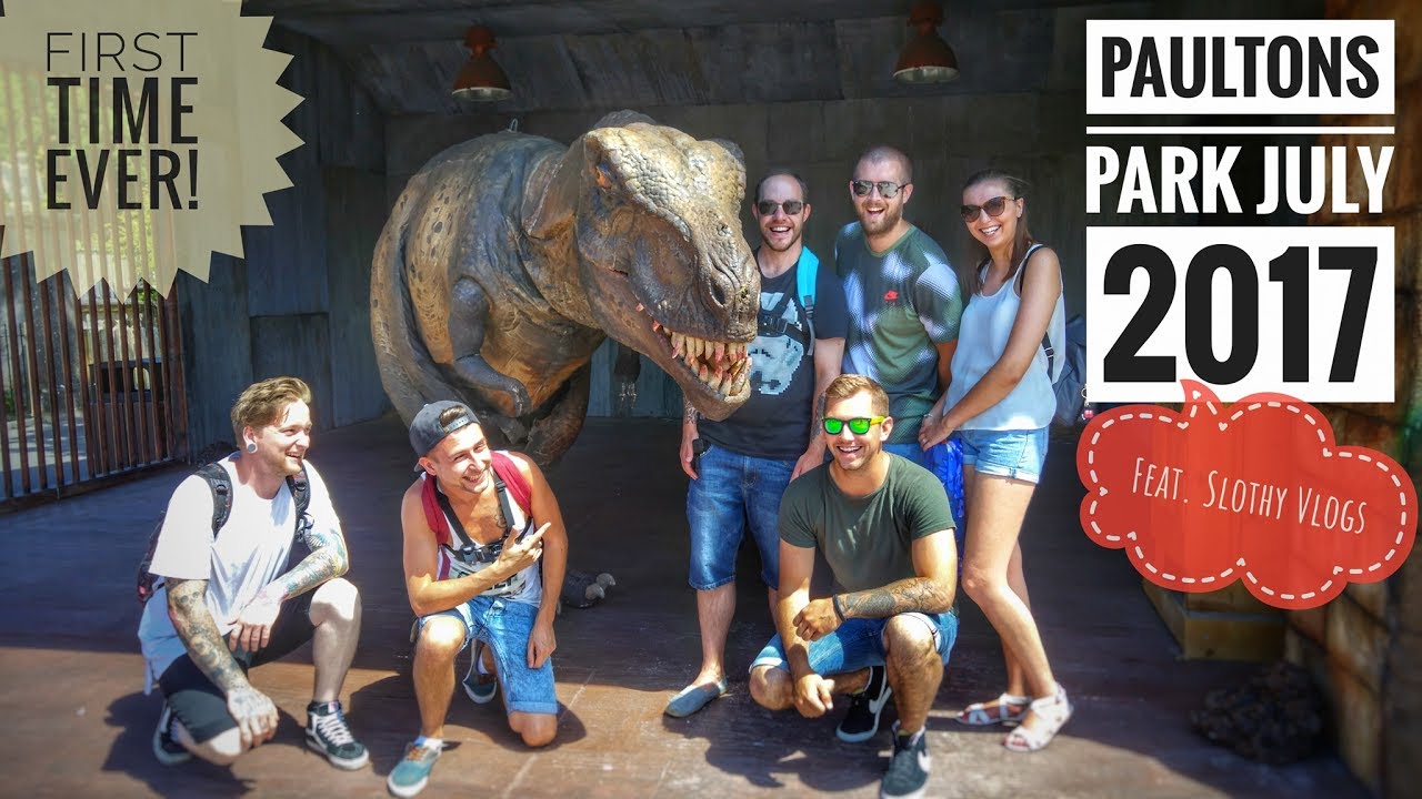 Paultons Park Vlog (July 2017 feat. Slothy Vlogs)