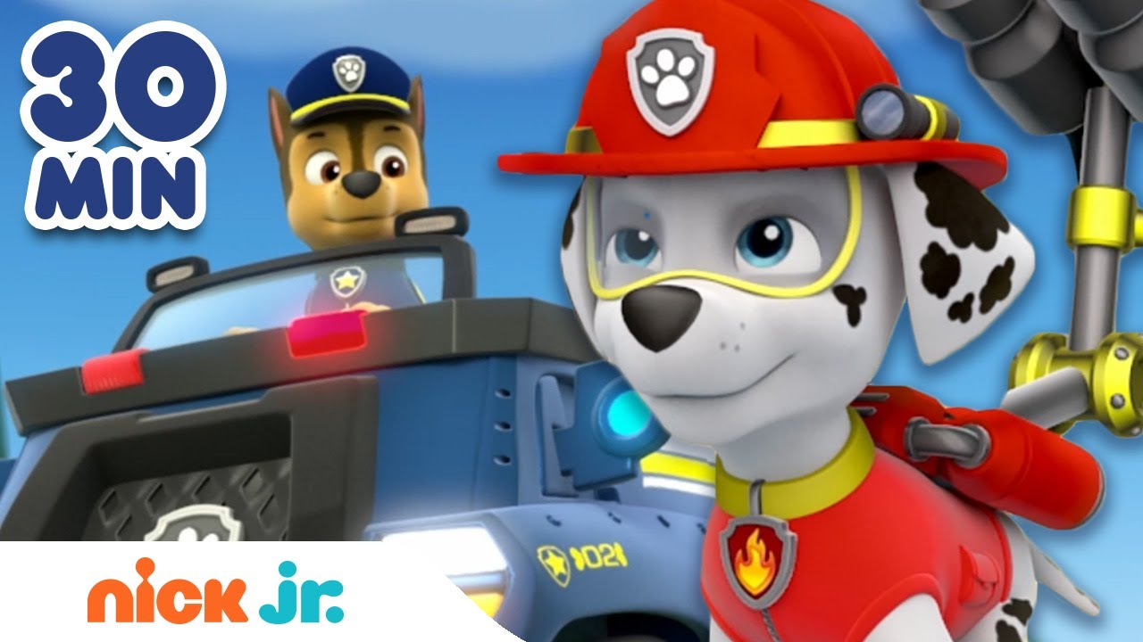 PAW Patrol | 30 Mins of Adventure Bay Rescues! | Nick Jr.
