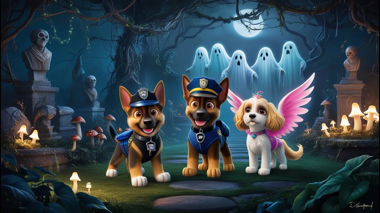 Paw patrol | Chase Skye and his friends explore the forbidden garden | Rainbow Friends 3