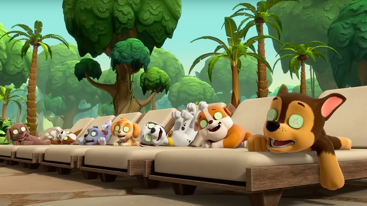 PAW Patrol - Elephant Jungle Spa | Season 10 Compilation | WildBrain Zoo | Kids Cartoons