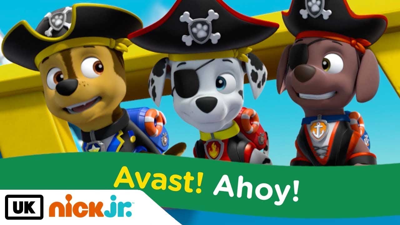 Paw Patrol | Sing Along: Pirate Song | Stay Home #WithMe | Nick Jr. UK
